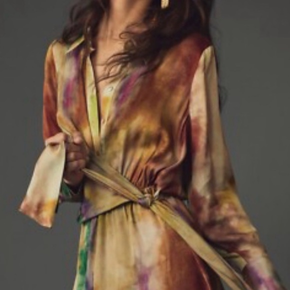 Anthropologie wrap dress NWT - Picture 2 of 5